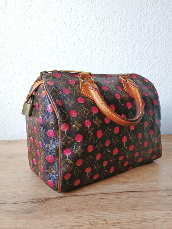 Authentic Louis Vuitton Takashi Murakami Monogram Cerises Cherry
