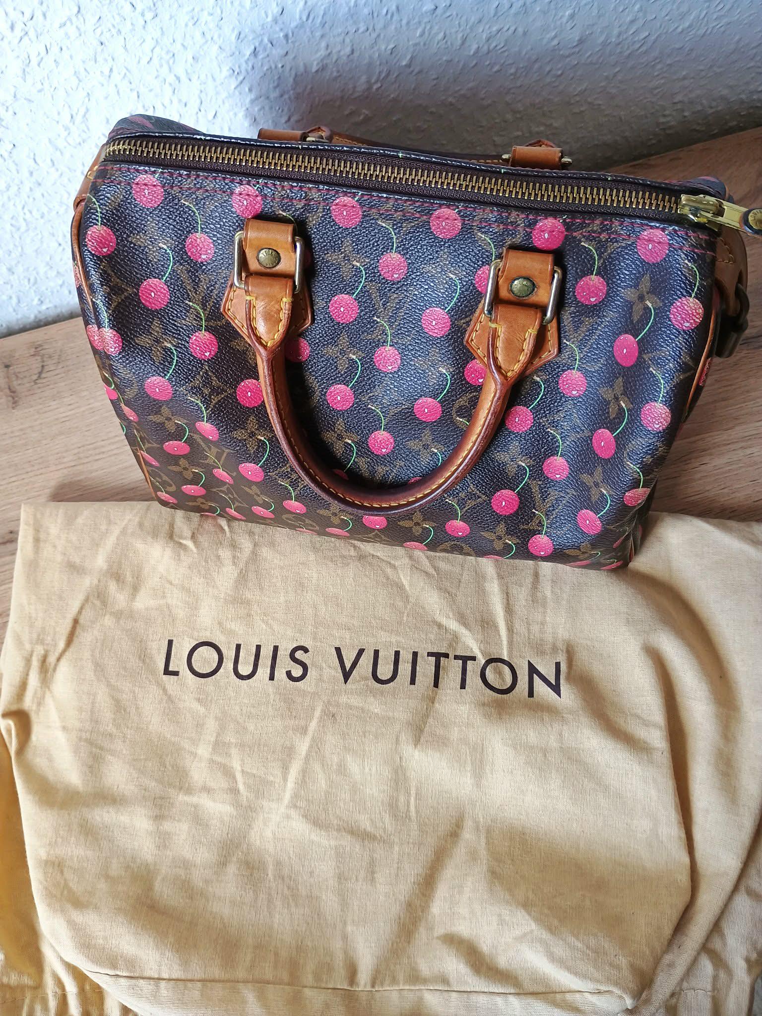 Authentic Louis Vuitton Takashi Murakami Monogram Cerises Cherry