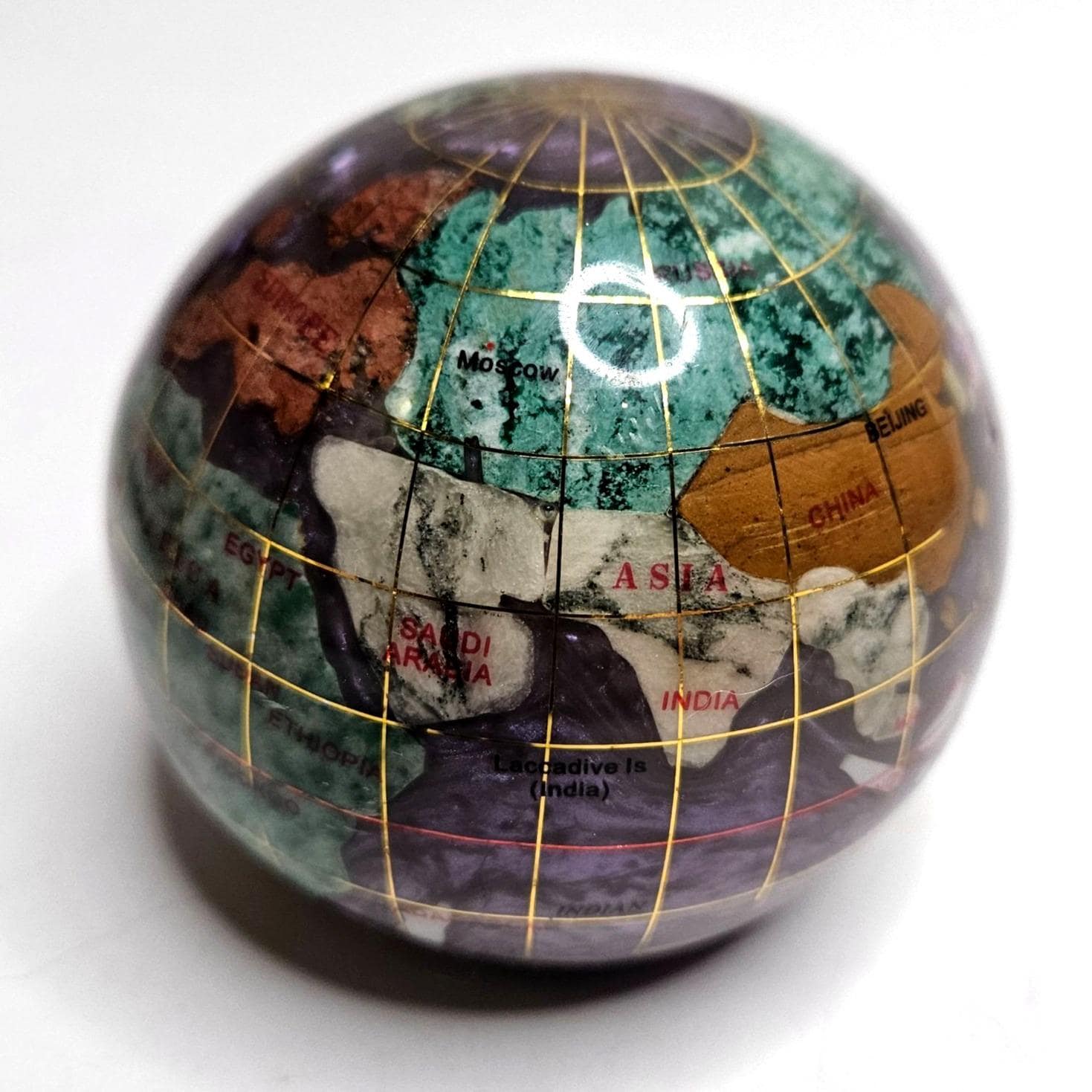 【GEMSTONE GLOBE】 地球儀 アンティーク パワーストーン 希少 Vintage Gemstone Globes - Etsy