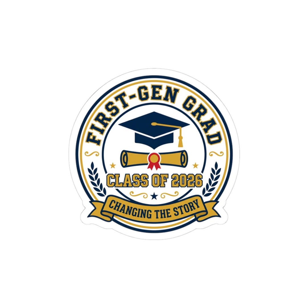 First Gen Grad Ribbon First-gen Grad Class of 2026 Sticker | Graduation Season, Milestone ...