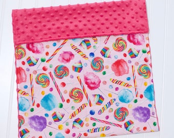 Candy Cupcake Weighted Lap Pad for Child Girls, Cotton Candy, Cupcake, Donut, Ice Cream, 16" x 20",  Anxiety Relief,Homework Helper