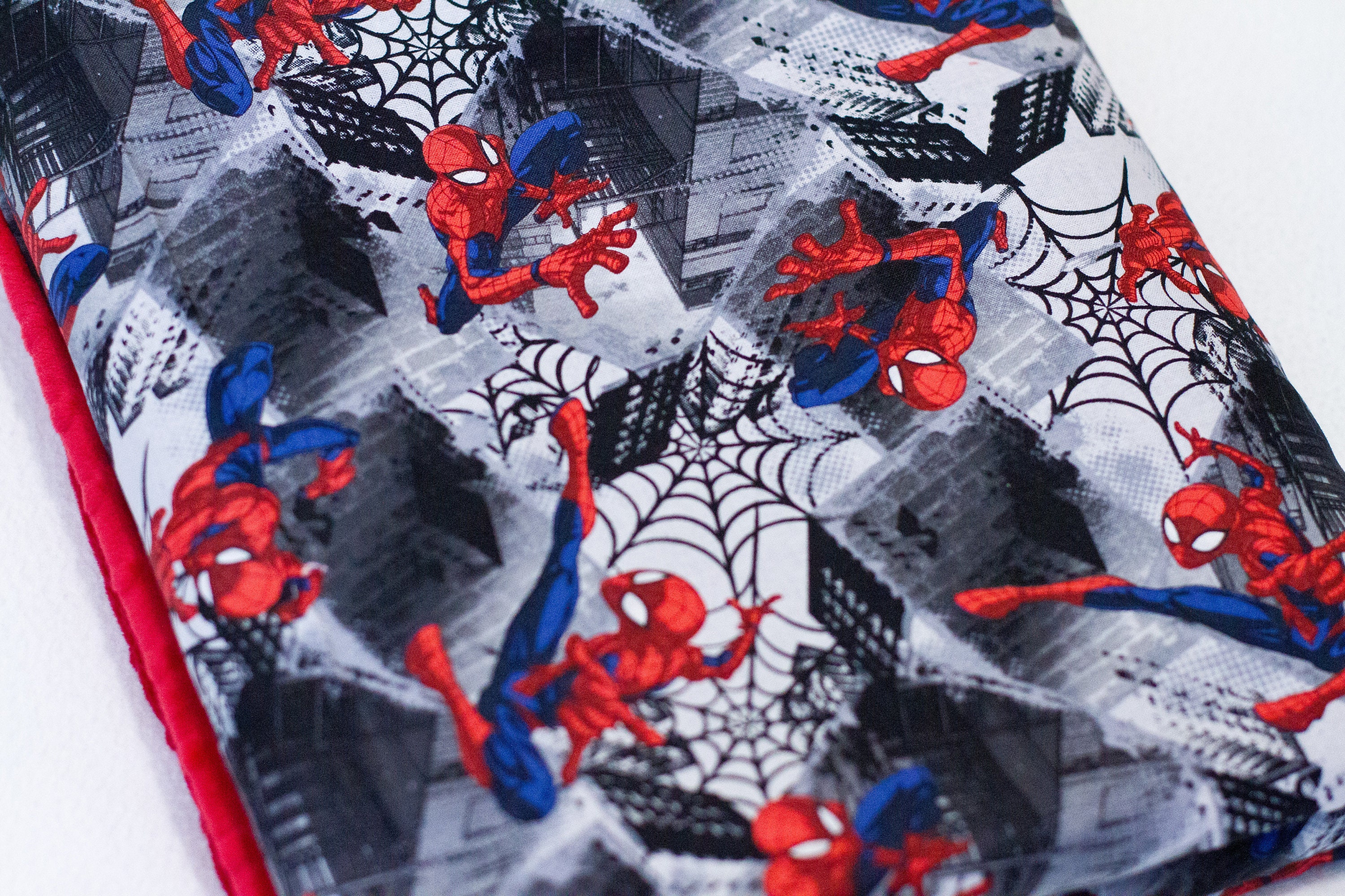Boys Spiderman Weighted Blanket - Boys or Girls Spiderman Weighted