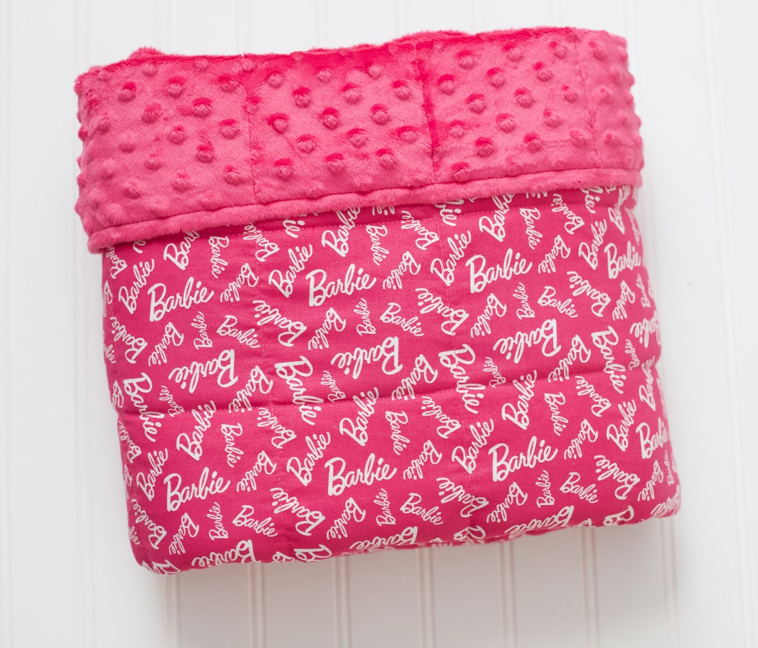 Barbie Weighted Blanket Girls Weighted Blanket With Glass Beads Anxiety