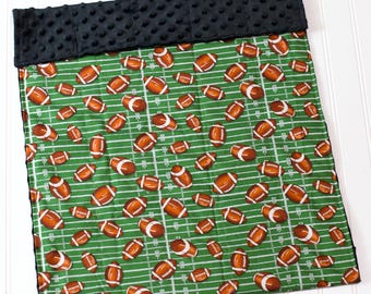 Football Weighted Lap Pad: Calming blanket, Autism, ADHD, anxiety relief, gift for boys