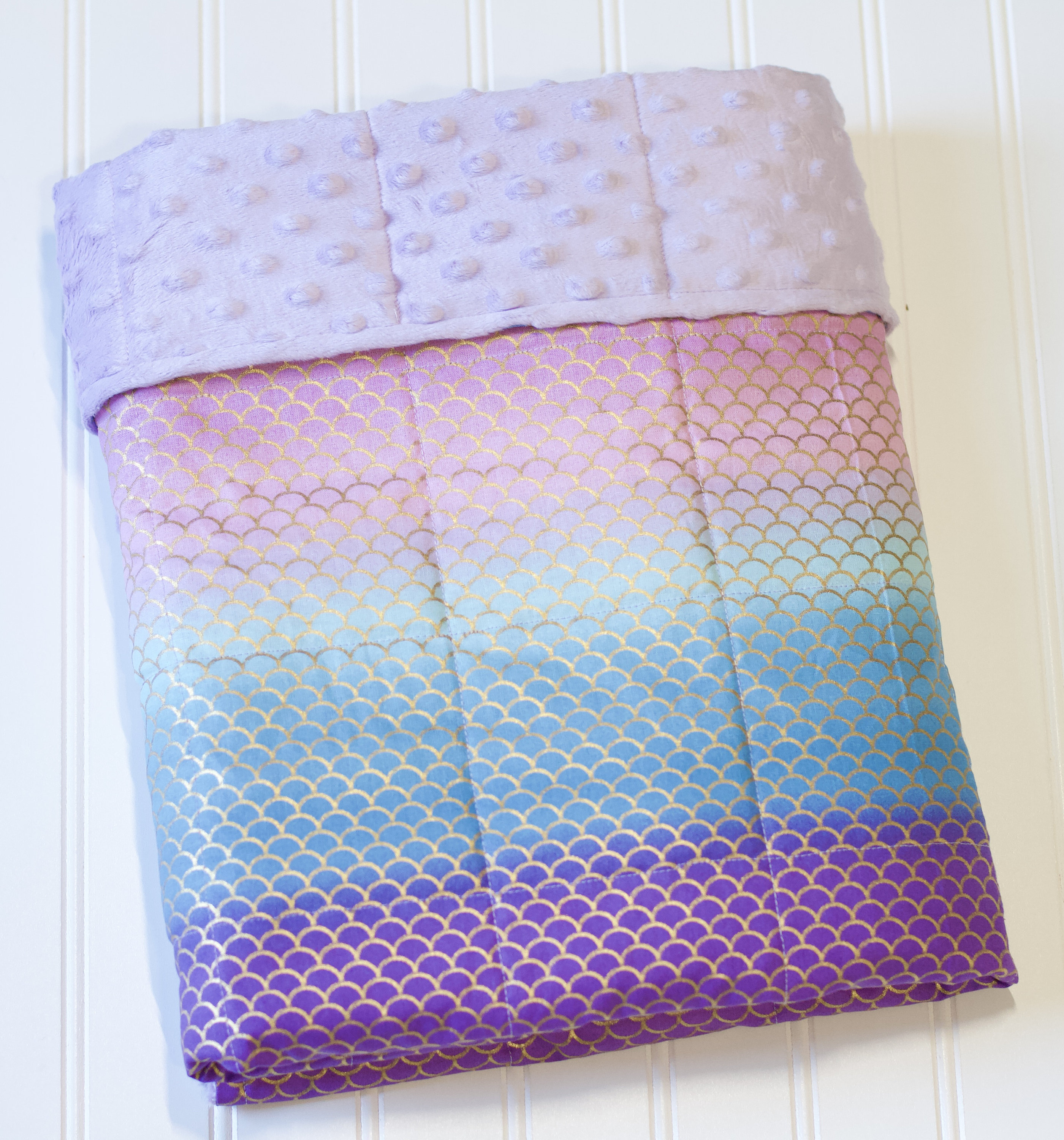 Weighted store mermaid blanket
