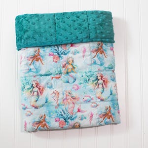 Mermaid Weighted Blanket: Ocean, Child, Kids, Teen, Adult, Autism, SPD, ADHD, Sensory needs