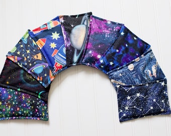 Space Boo Boo Bags - Childs Washable Cold Bags - Fidget - Kids Cold Pads - Sensory Bag, Kids Gift