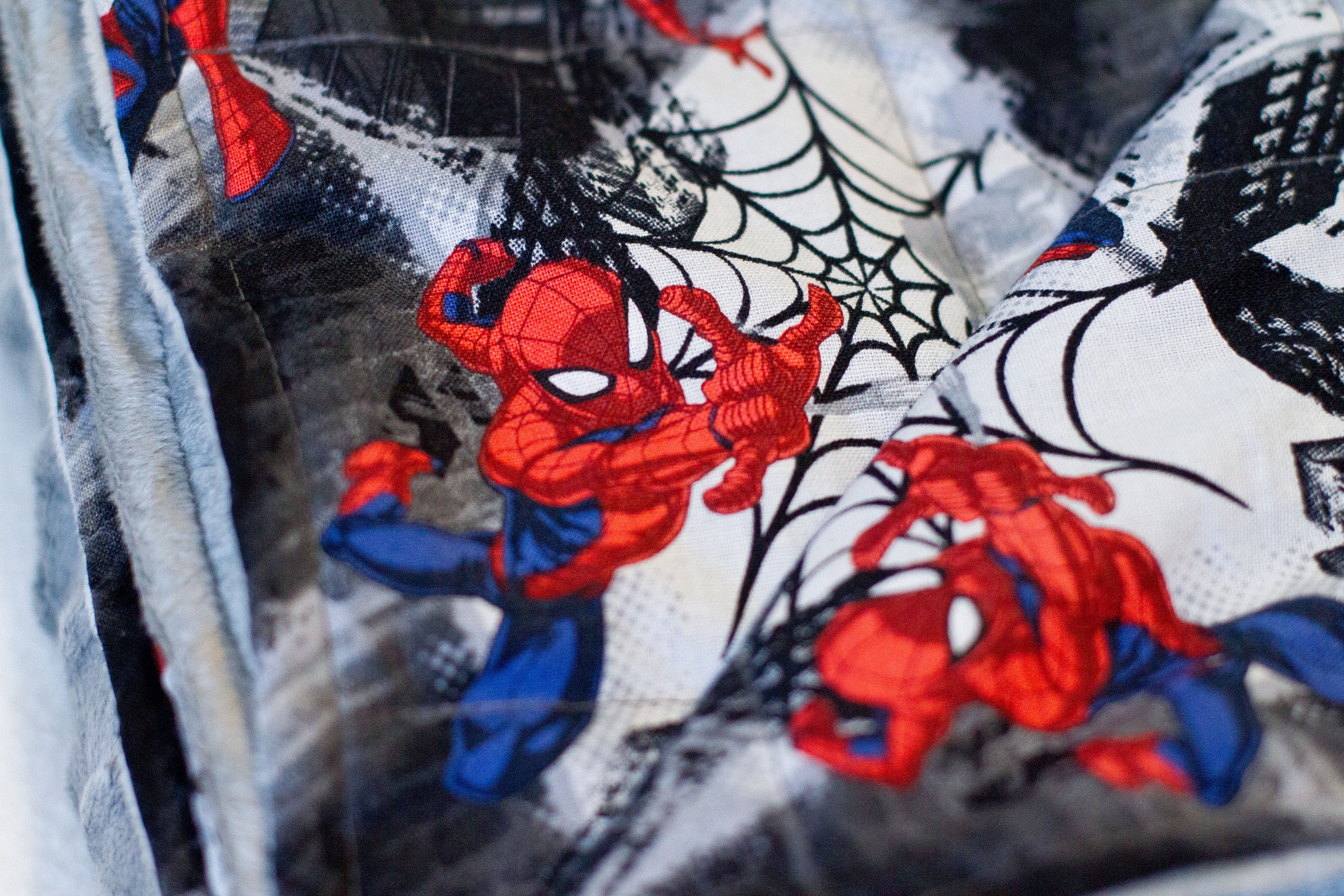 Boys Spiderman Weighted Blanket - Boys or Girls Spiderman Weighted