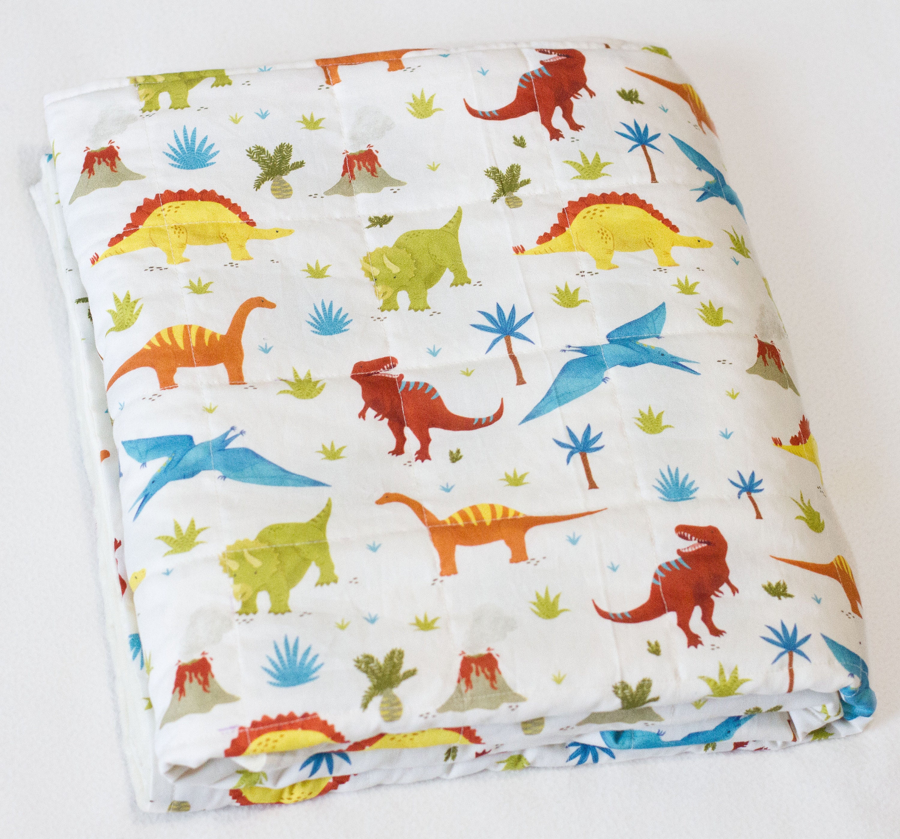 Dinosaur Weighted Blanket Childs Weighted Blanket Boys Etsy