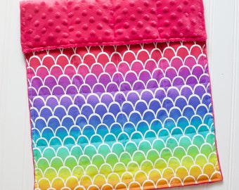 Mermaid Weighted Lap Pad, 14" x 18", 3.5 lbs, Autism, ADHD, Anxiety, ready to ship