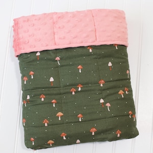 Gifts for her-Mushroom Weighted Blanket-Adult Weighted Blanket, Weighted Blanket for Teen, SPD Autism Gift, Girls Gift, Anxiety Blanket