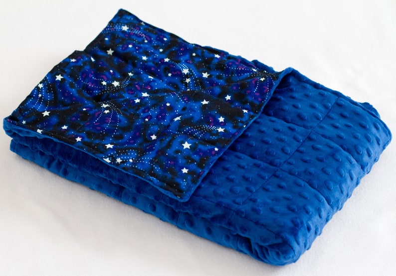 Weighted Blanket Space Weighted Blanket Glow in the Dark Etsy