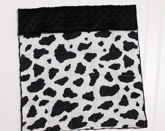 Cow Print Weighted Lap Pad for Child, Anxiety Relief, Therapy Blanket, SPD Autism, Sleep