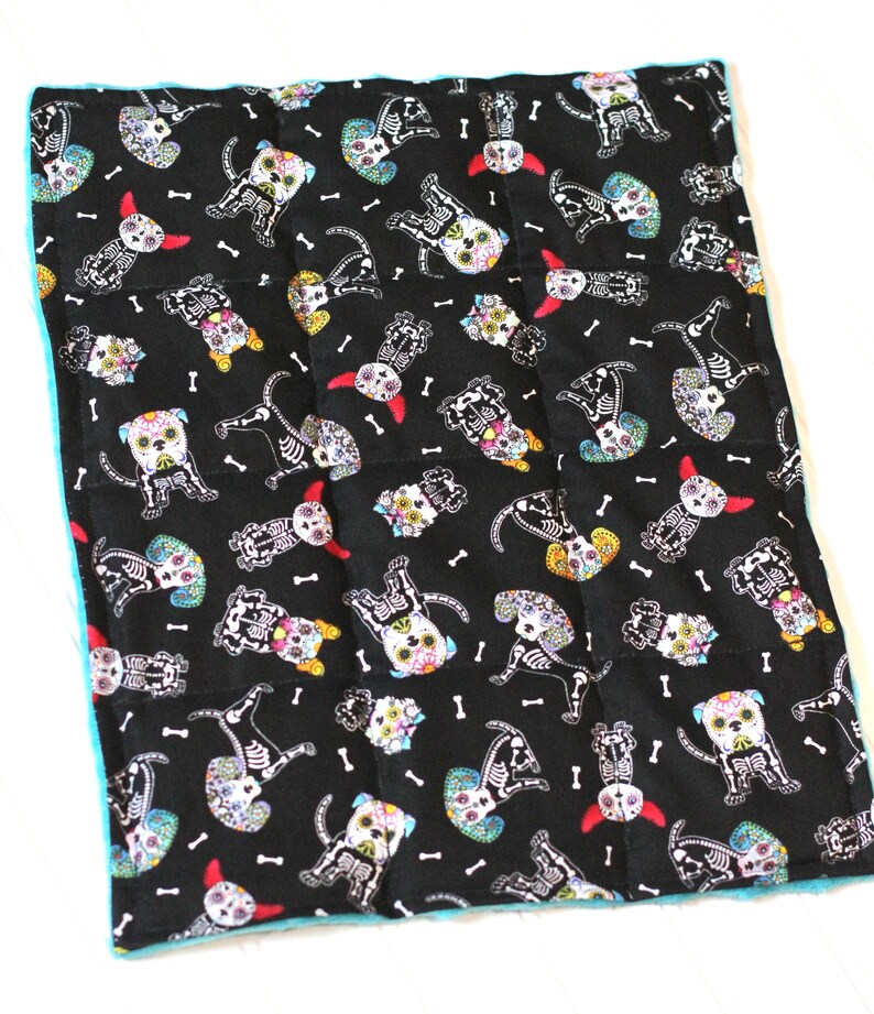 Sugar Skull Dogs Weighted Lap Pad Childs Weighted Lap Pad Etsy