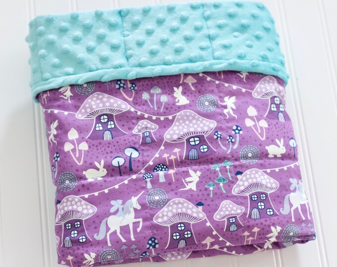 Weighted Blanket, Glow in the Dark Weighted Blanket Child, Unicorns