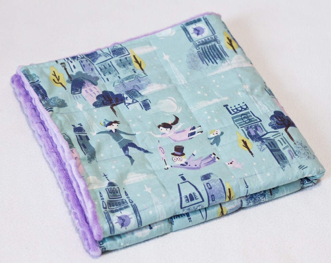 Weighted Blanket Childs Weighted Blanket Peter Pan Weighted Etsy