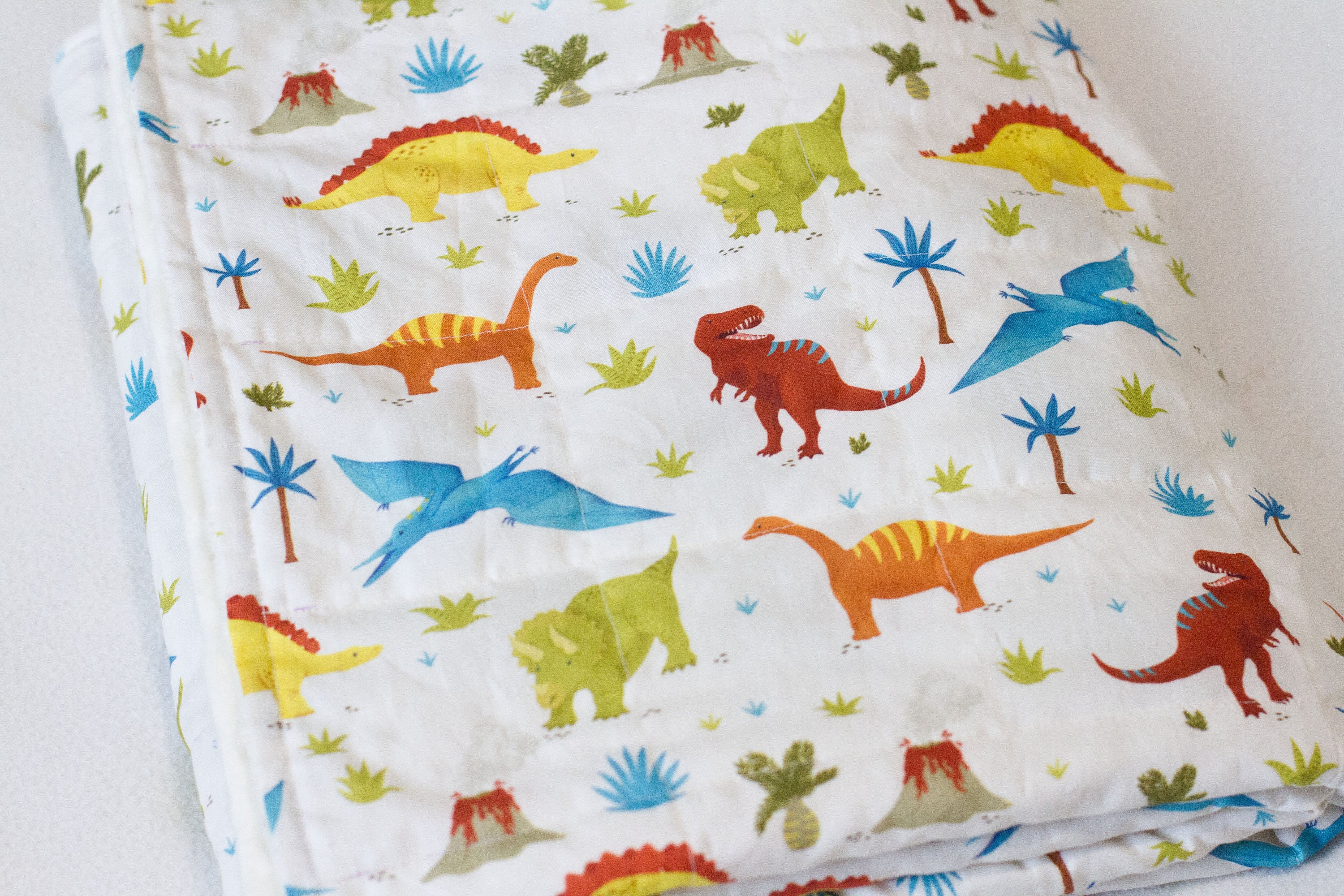 Dinosaur Weighted Blanket Childs Weighted Blanket Boys Etsy
