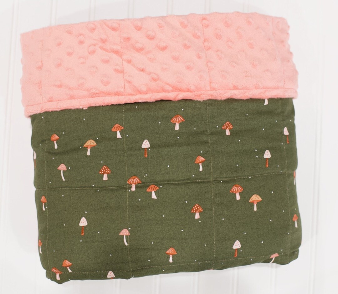 Mushroom Weighted Blanket for Child Kids Weighted Blanket, Weighted Blanket for Teen, Valentine