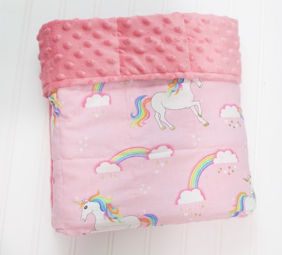 Unicorn weighted blanket hotsell