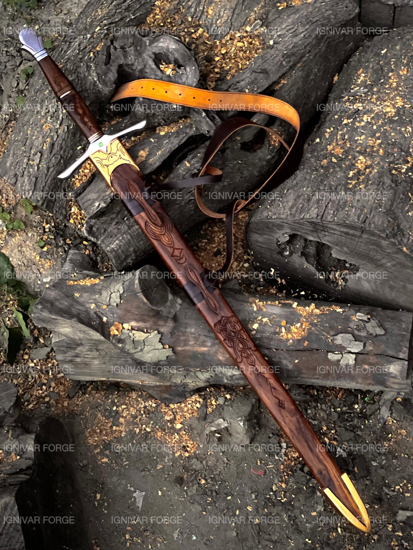 Hand-forged Elven Longsword 42