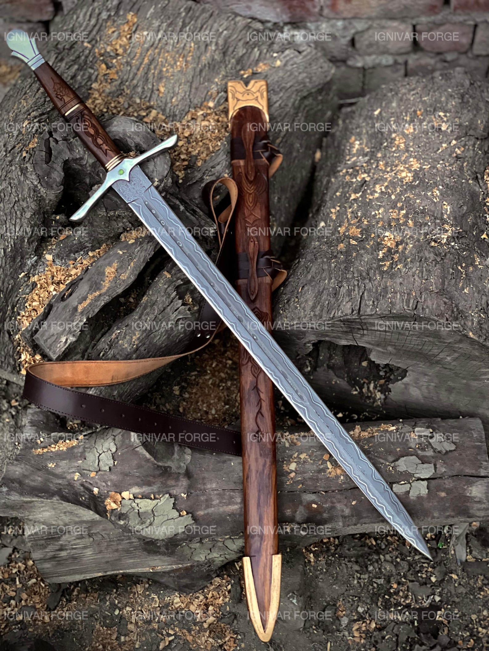 Hand-forged Elven Longsword 42