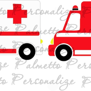 Ambulance/rescue truck Files .SVG/.EPS Files