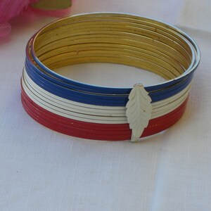 Bracelet - Red, White and Blue for 4th July - Vintage