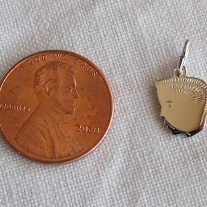 Charm - Boy's Head in Sterling Silver - Vintage