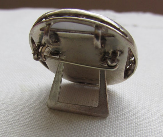 Brooch / Pendant / Photo Frame in Sterling Silver… - image 4