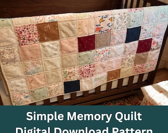 Simple Memory Quilt | Digital Download Pattern