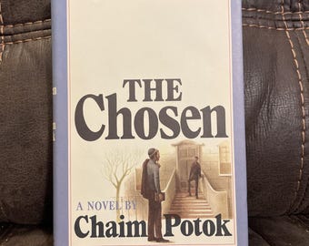 LOS ELEGIDOS de Chaim Potok (1967) Edición de club de lectura en tapa dura Excelente