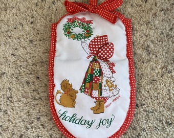 Soporte para ollas original de Holly Hobbie Kitchen para horno American Greetings Corp Vtg