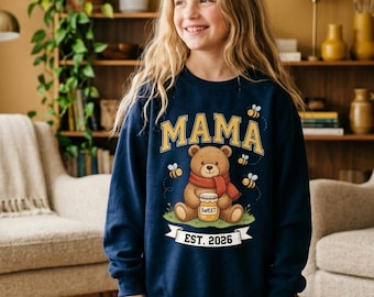 Mama Bear Sweatshirt,Kids Shirt