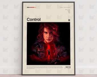 Kontrollposter, spelrumsaffisch, spelväggaffisch, speltryckaffisch, spelpresent, videospelaffisch, spel