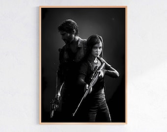 The Last of Us Part II-affisch, spelrumsaffisch, spelväggaffisch, speltryckaffisch, spelgåva, videospelaffisch, spelväggkonst