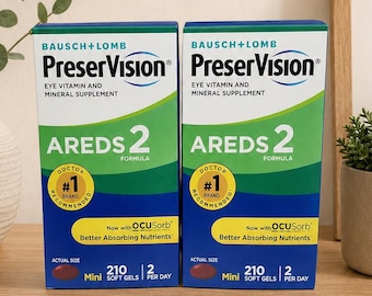 Pack of 2 PreserVision AREDS 2 Formula Eye Vitamin Supplement - New Sealed
