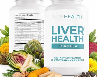 PureHealth Liver Health (60 Capsule)– Cleanse, Detox & Repair Formula with Artichoke - Brand New Sealed