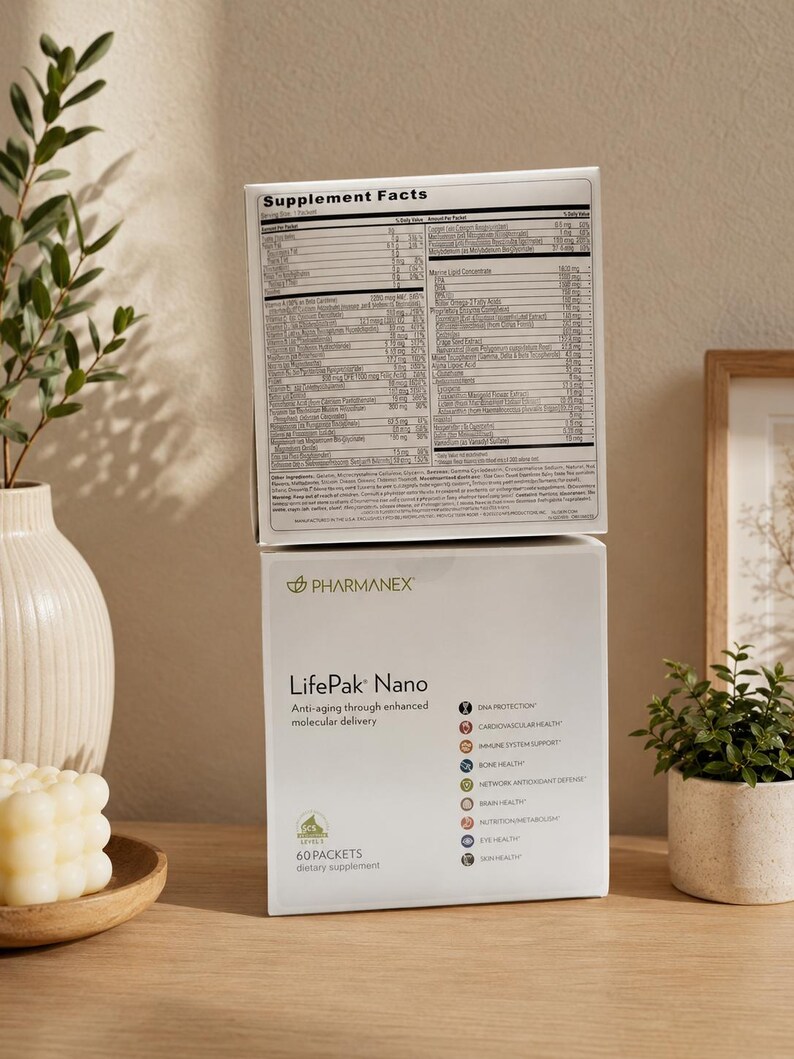 Pharmanex LifePak Nano dietary supplement box