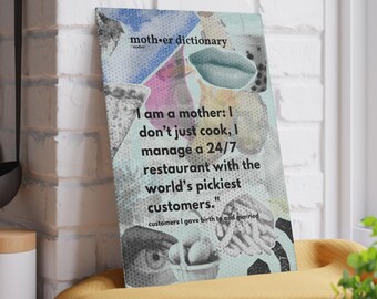 Custom Mom Design Glass Cutting Board