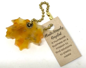 Handmade Recycled Plastic Keychains | Choose Your Style | Eco-Friendly Gift, Unique Upcycled Jewelry