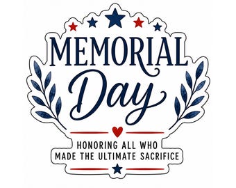 Memorial Day png, ter ere van offerontwerp, patriottische citaat clipart, onthoud ereafbeelding, rood wit blauw png, instant download