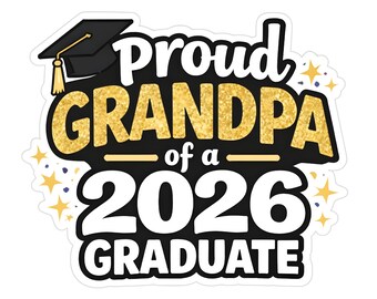 Nonno orgoglioso 2026 png, nonno laureato png, classe del 2026 png, nonno laureato png, nonno senior png, design maglietta laurea png