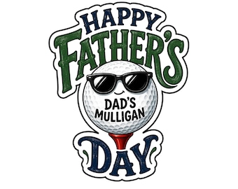 Festa del papà golf png, design regalo per papà golfista, illustrazione divertente per papà golfista, grafica per maglietta per amanti del golf, sfondo trasparente mulligan del papà