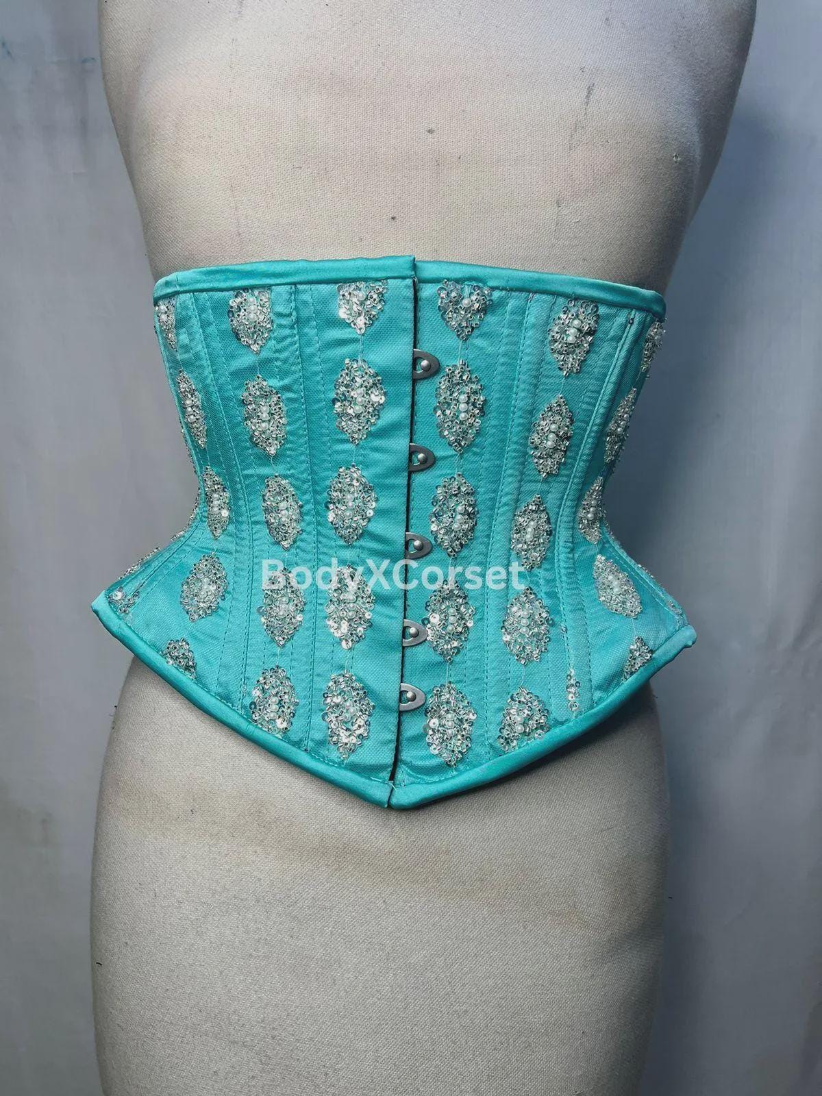 Turquoise Lace up Belt - Etsy display picture 1
