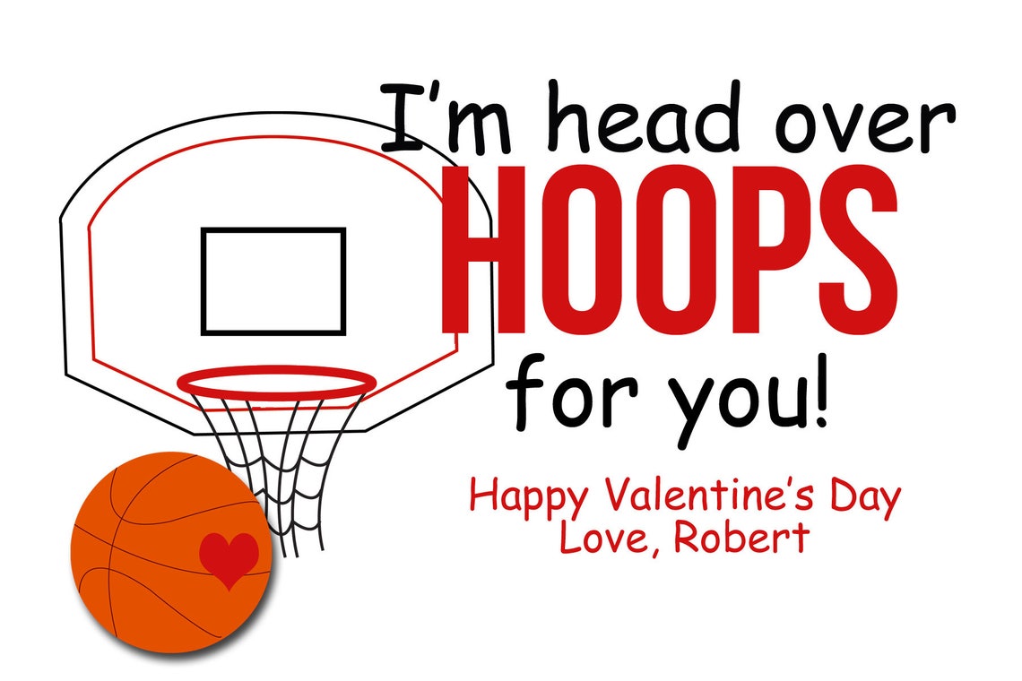 Sports Valentine Cards Custom Class Valentines Football | Etsy