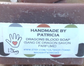 Dragon's Blood scented handmade soap