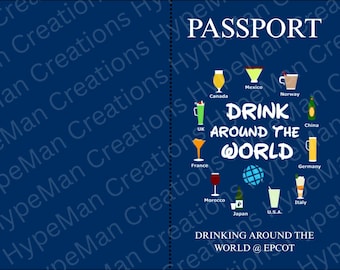 Mall för EPCOT-bok för alkoholpass