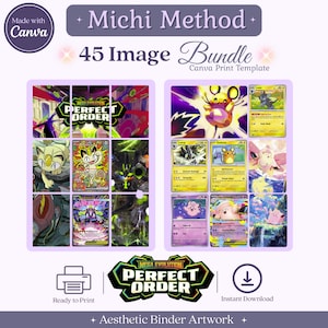 Ensemble d'illustrations Perfect Order : Inserts pour classeur Michi Method (téléchargement numérique)