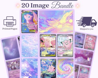 Psychic Inspired Art Michi Method Binder Inserts 20 Physical Art Pieces 4 Pages Shipped