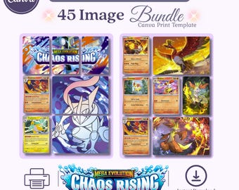 Chaos Rising Art Bundle: Michi Method Binder Inserts Digital Download